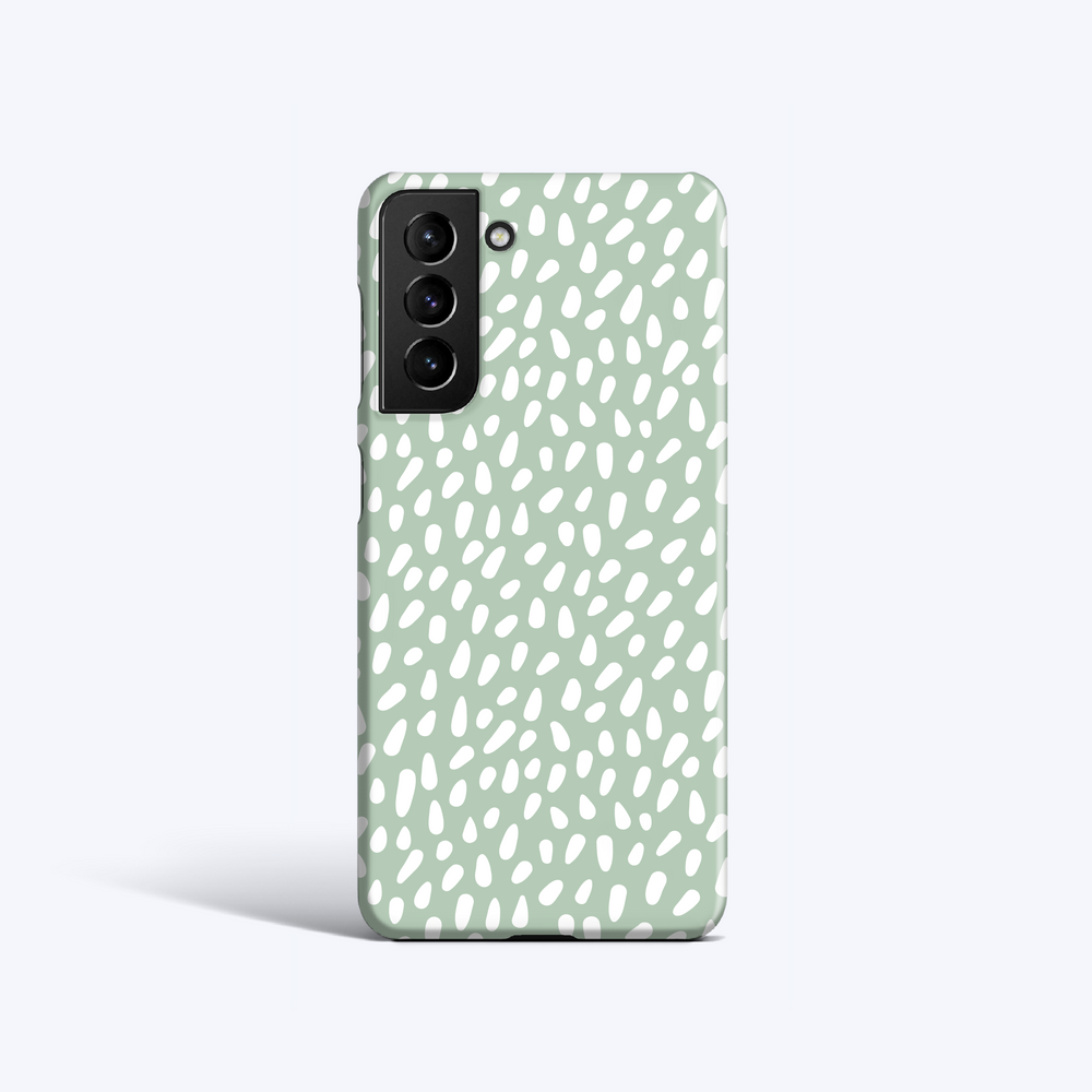 PASTEL GREEN DOTS Samsung S23 Case