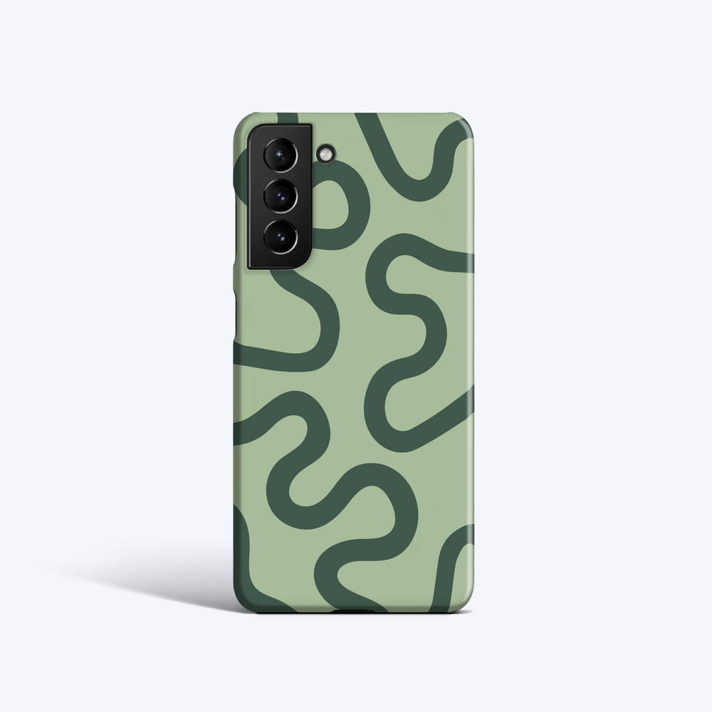 ORGANIC LINES OLIVE Samsung S23 Case