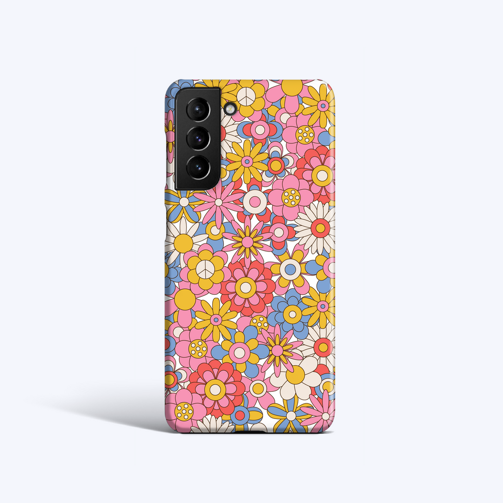 RETRO FLOWERS Samsung S23 Case