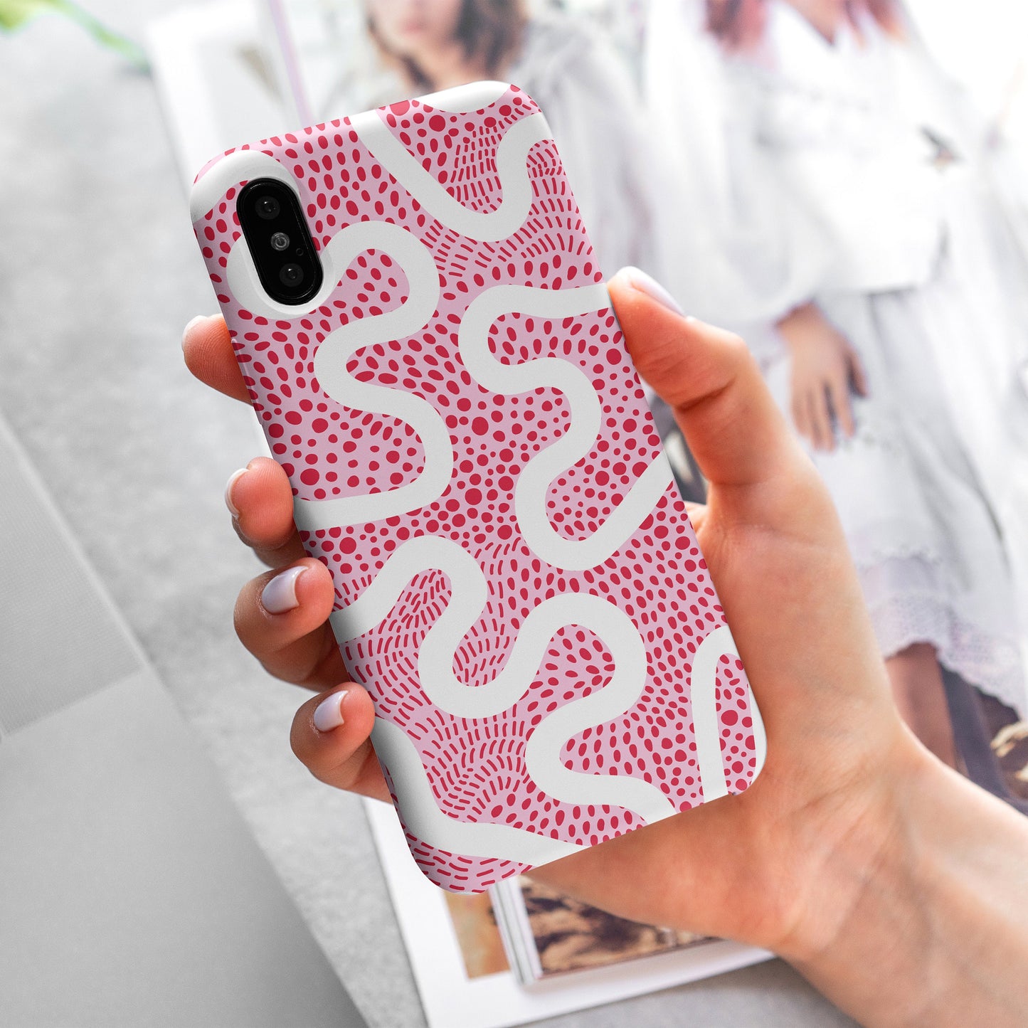 
                  
                    ORGANIC DOT LINES PINK Samsung S23 Case
                  
                