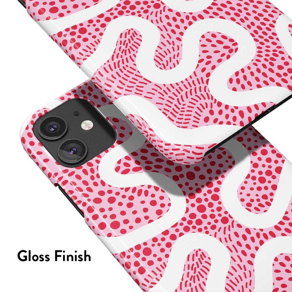 
                  
                    ORGANIC DOT LINES PINK iPhone 16 Case
                  
                