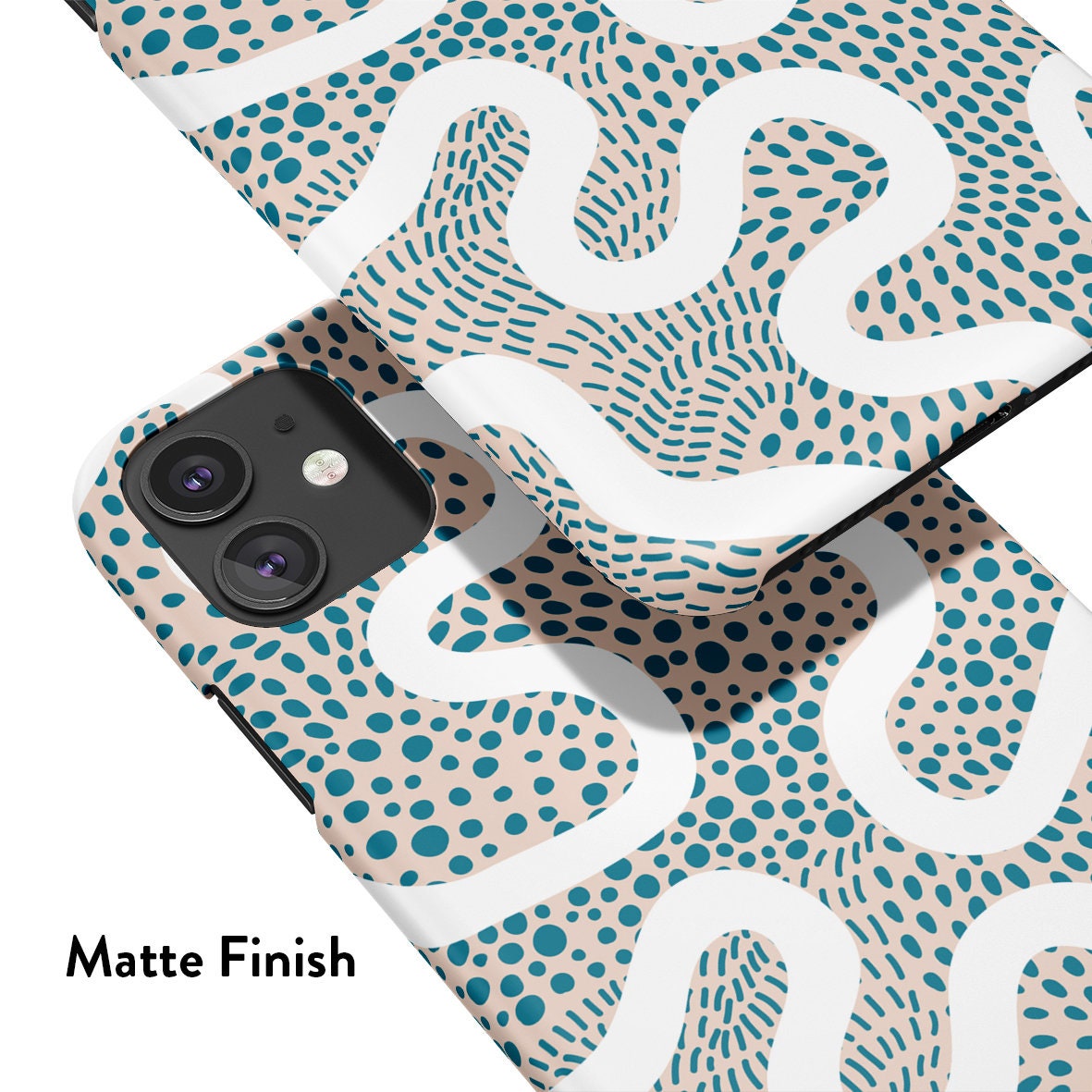 
                  
                    ORGANIC DOT LINES BLUE iPhone 16 Case
                  
                