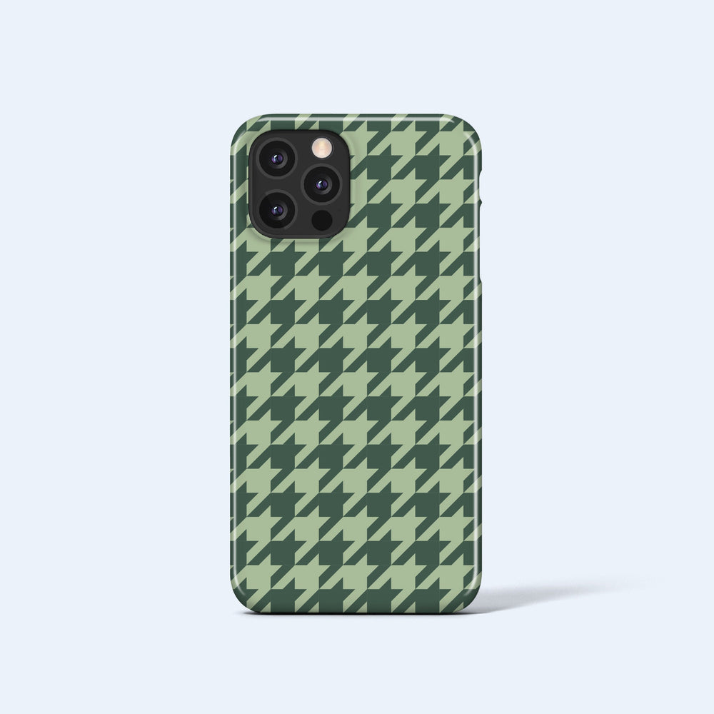 HOUNDSTOOTH OLIVE iPhone 16 Case