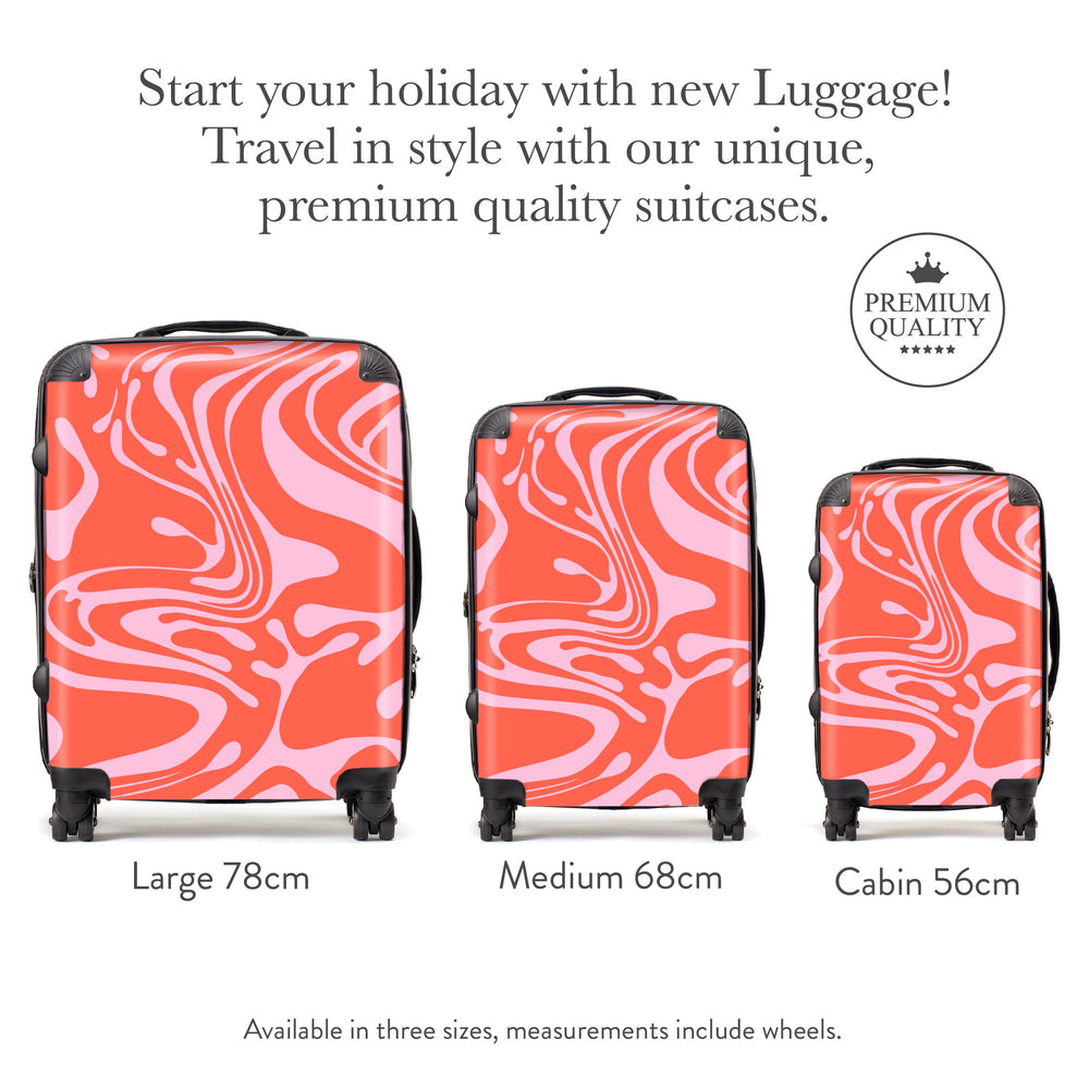 it luggage marble suitcase